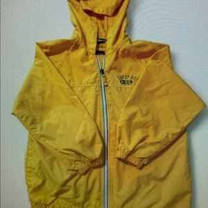 Kids Yellow Hooded Jacket